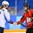 GANGNEUNG, SOUTH KOREA - FEBRUARY 15: USA's Lee Stecklein #2 shakes hands with Canada's Marie-Philip Poulin #29 during preliminary round action at the PyeongChang 2018 Olympic Winter Games. (Photo by Matt Zambonin/HHOF-IIHF Images)

